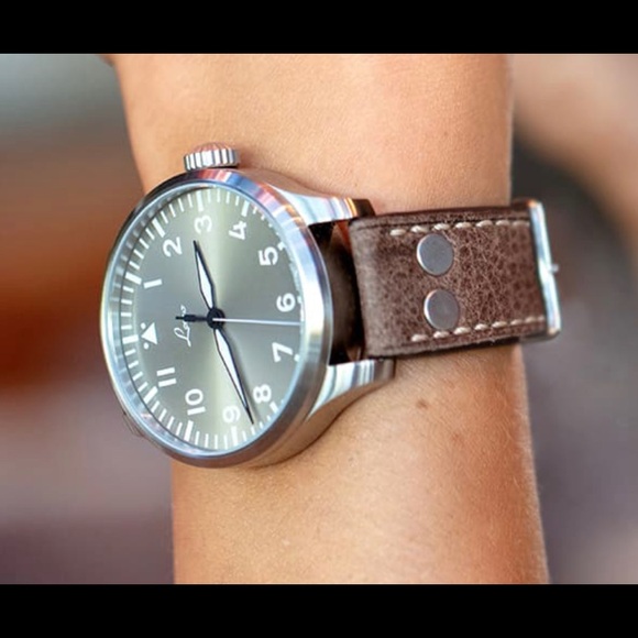 Laco Watch Augsburg Taupe Limited EdItion Rare - Picture 2 of 9